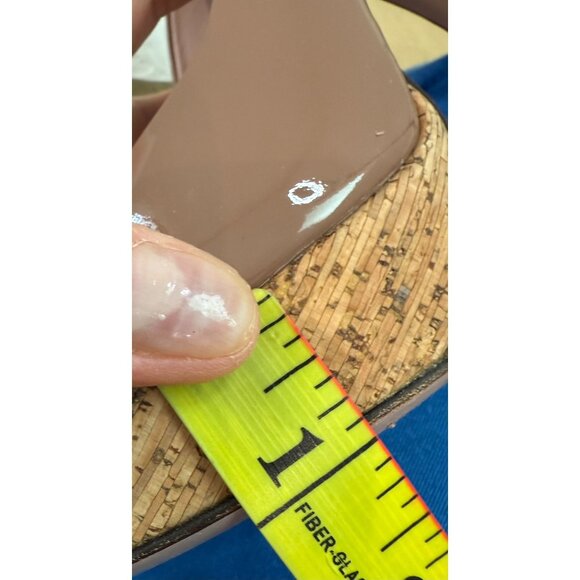 Women's Gucci 'Bernice' Patent Leather Peep-Toe Platform Pump, size 37 (EU) - Picture 16 of 16